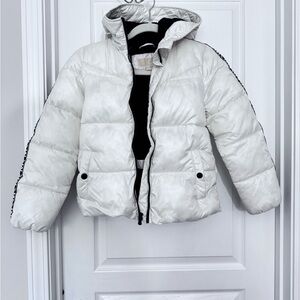 Michael Kors Kids Ivory white Puffer Jacket